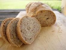 Banana bread on a plate