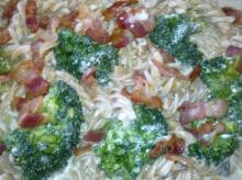 Broccoli i danablue-creme m/grovpasta & bacon