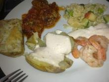 Fire små Tapas-retter