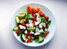 Grøn salat med feta