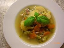 Suppe m. kartofler og bacon