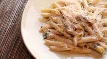 Pasta med citronsauce