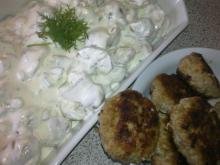 Store frikadeller m/ dild-kartoffelsalat
