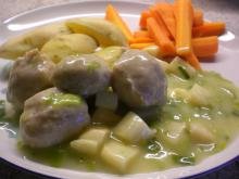 Boller i selleri/porre sovs