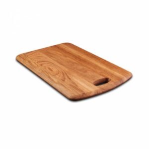 Stort skærebræt i eg med håndtag