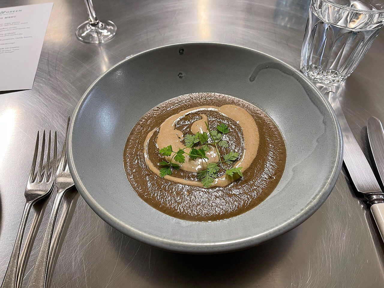 Champignon suppe