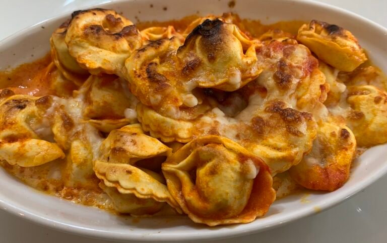 Gratineret tortellini