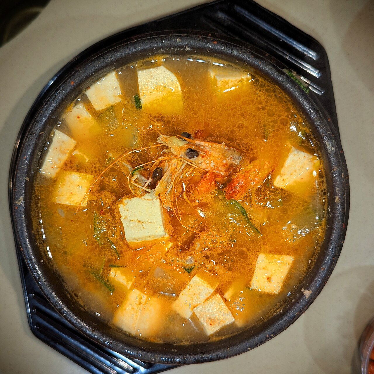 Melonsuppe med rejer