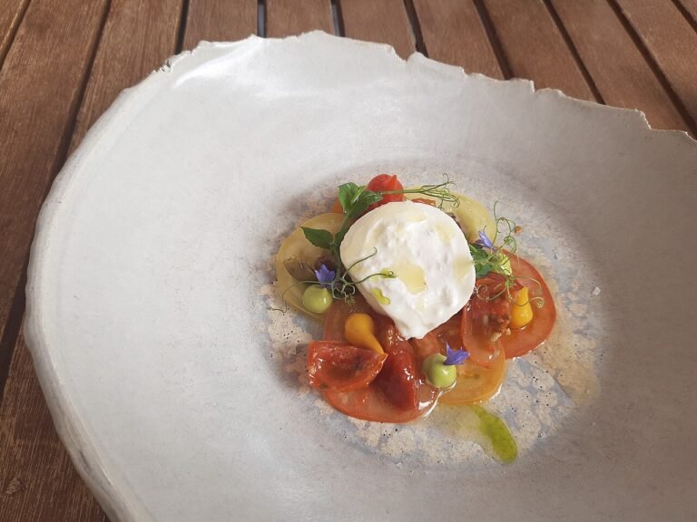 Rødtunge med tomat og bønnesalat