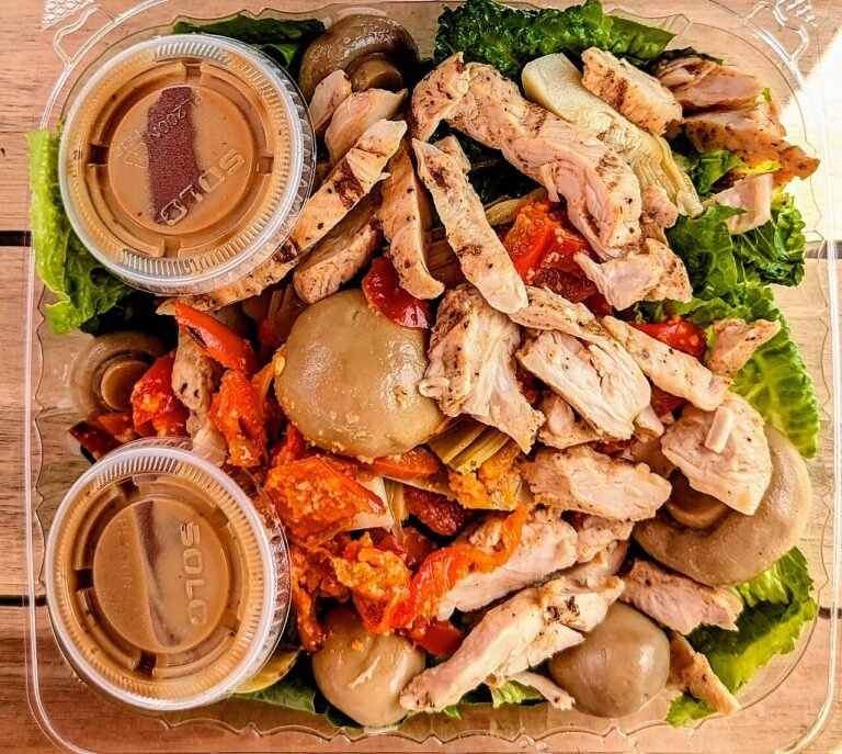 Salat af champignoner og bønner