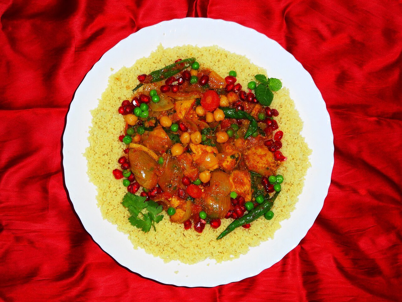 Sauterede grønsager med couscous