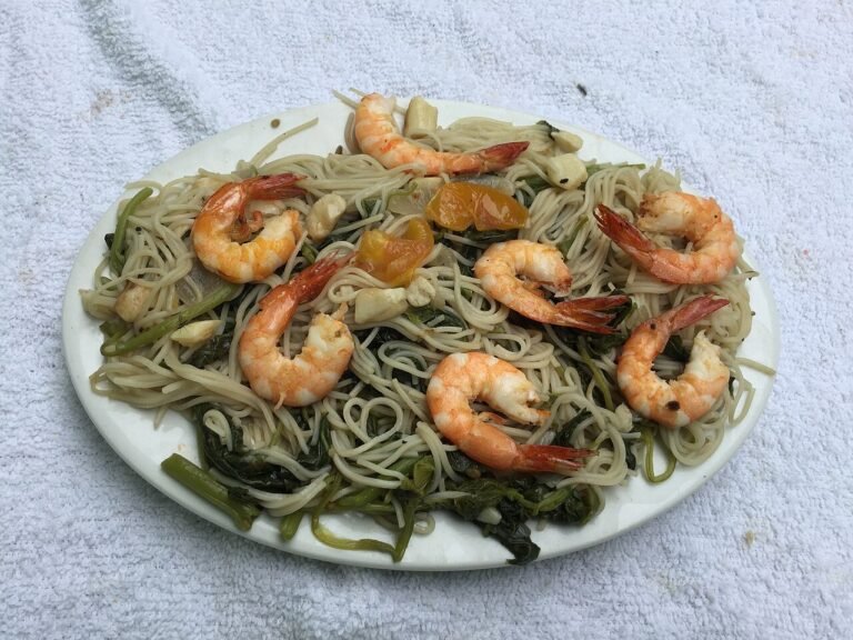 Wok med rejer